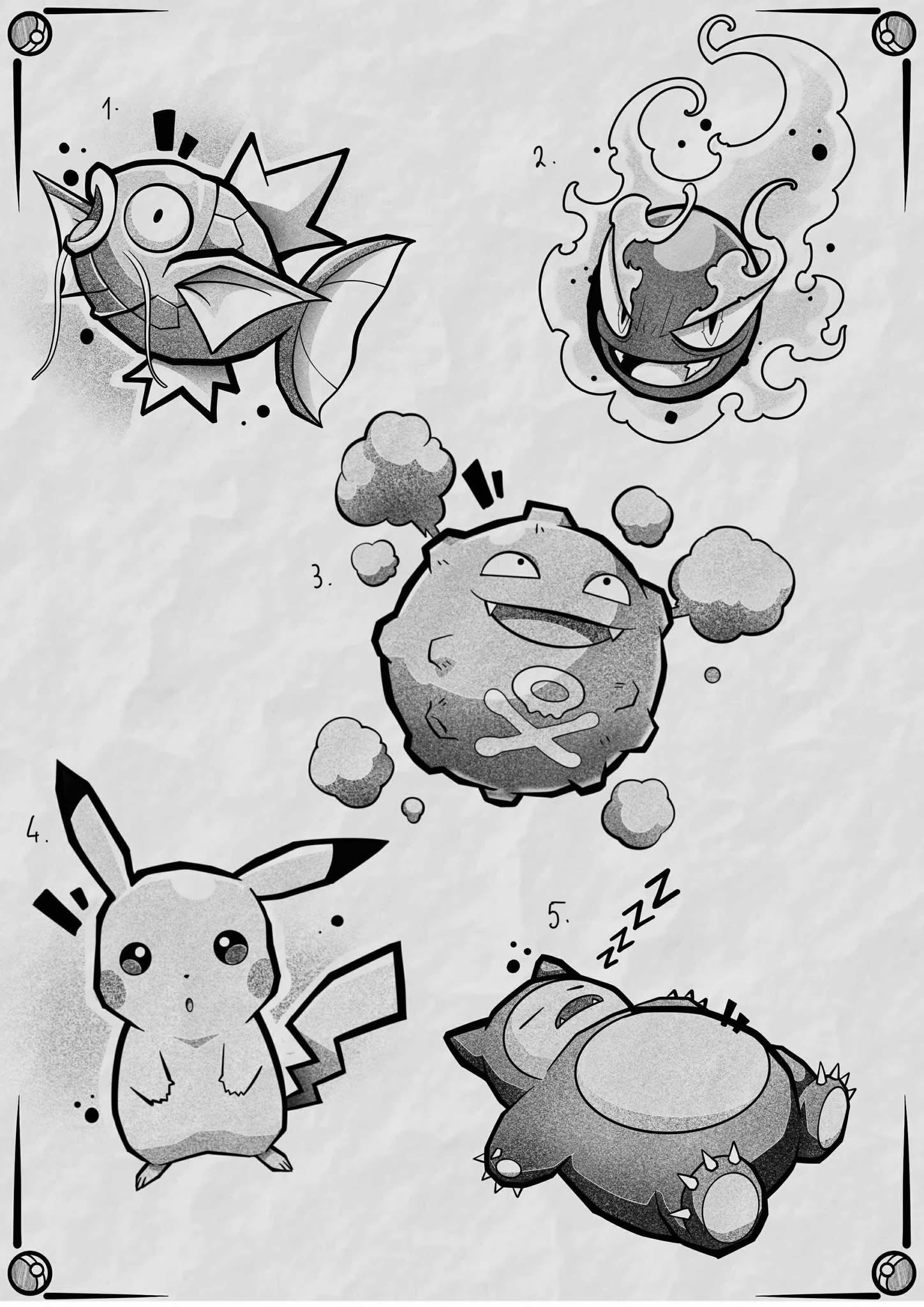 Pokemon Round 2 inspired designs by Jakub (2025)