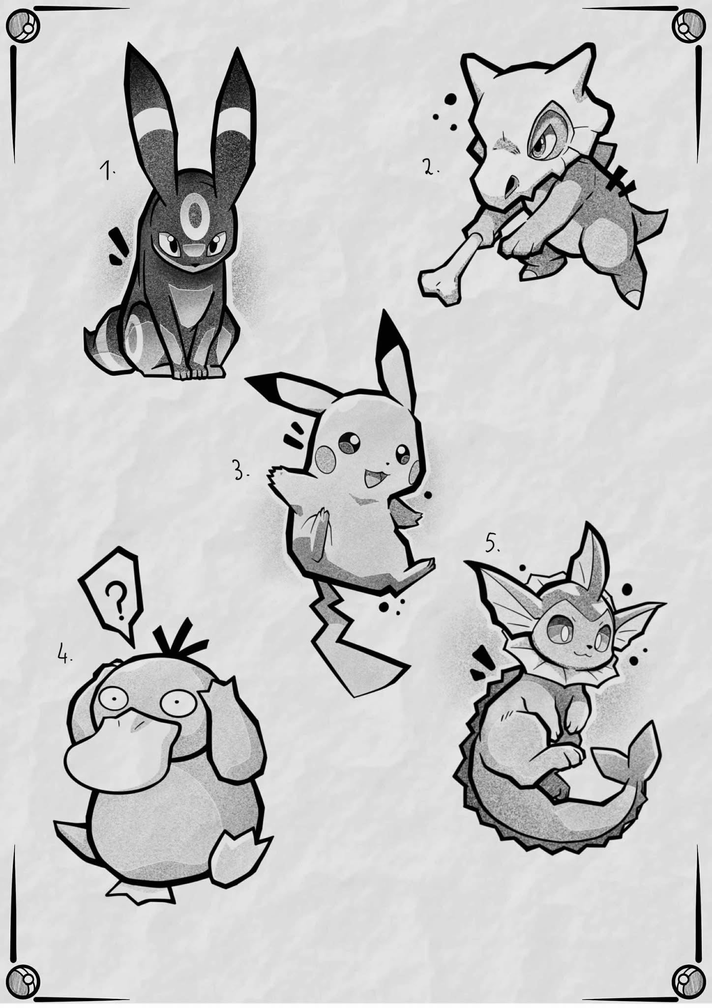 Pokemon Round 2 inspired designs by Jakub (2025)