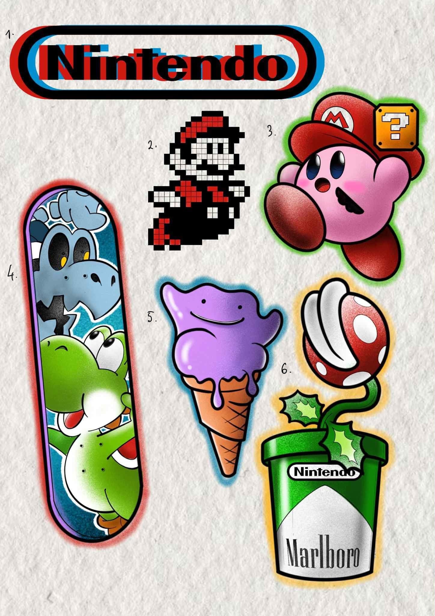 Nintendo inspired designs by Nanchung (2025)
