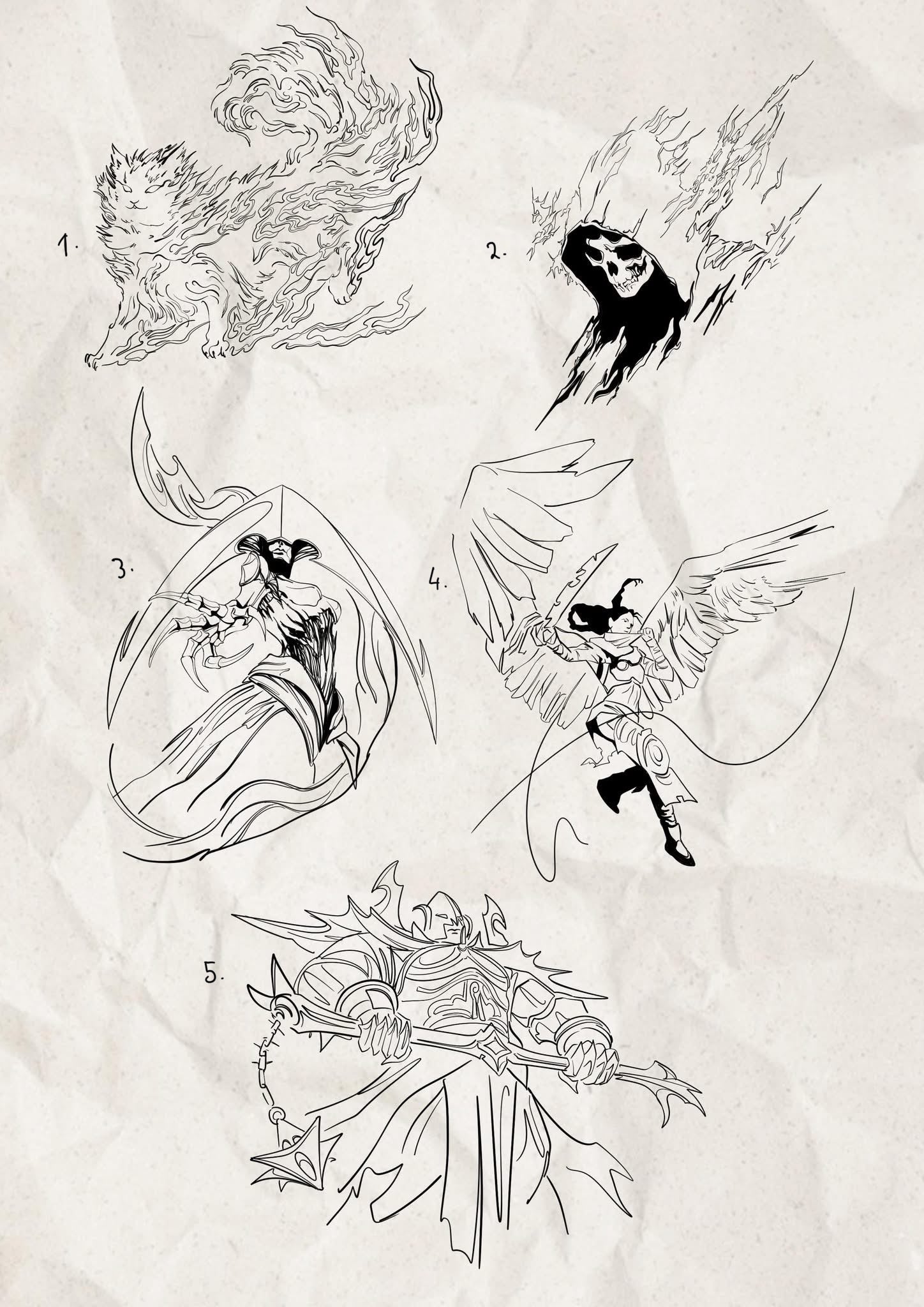 Magic: The Gathering inspired designs by Song (2025)
