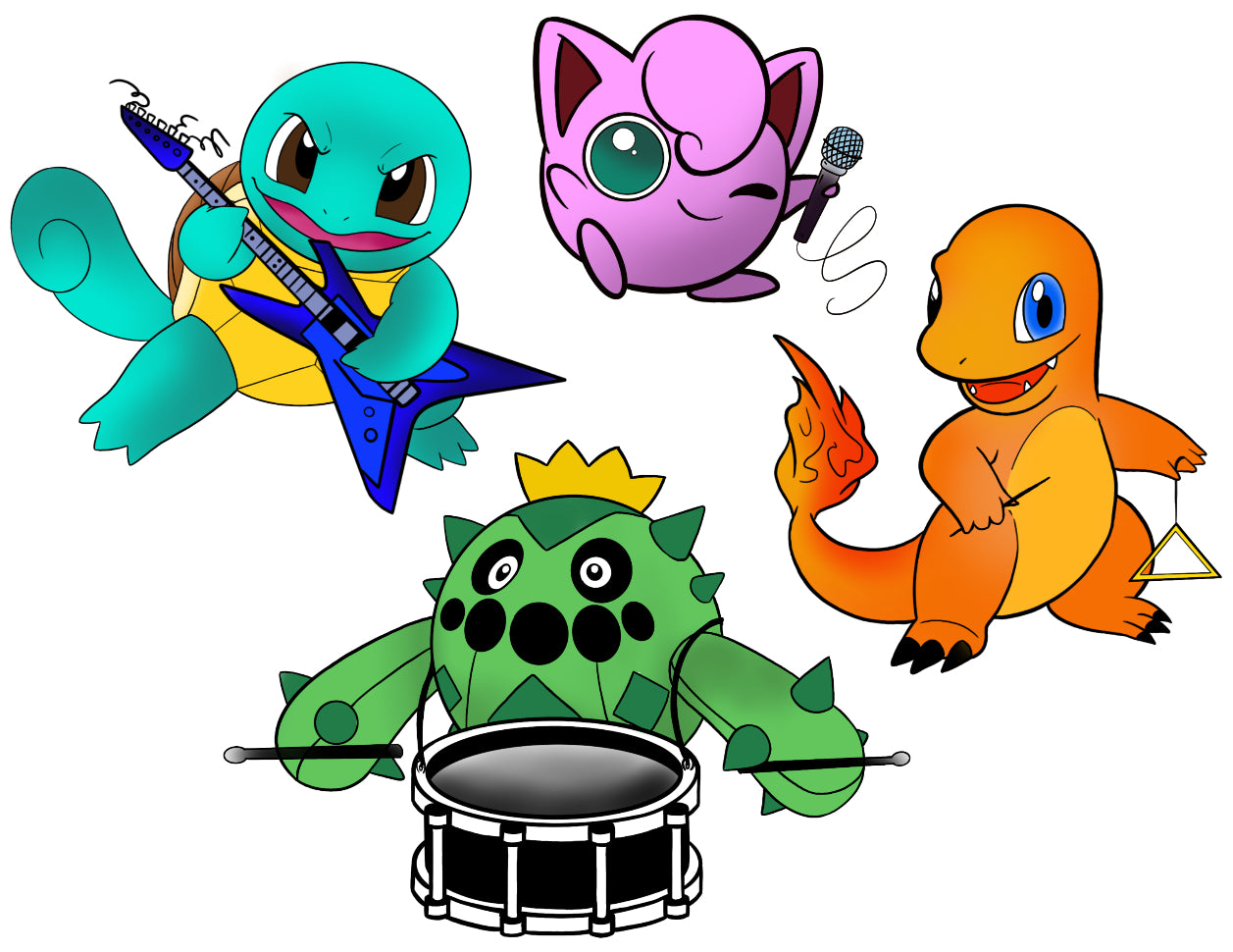 Pokemon inspired designs by Zuzanna