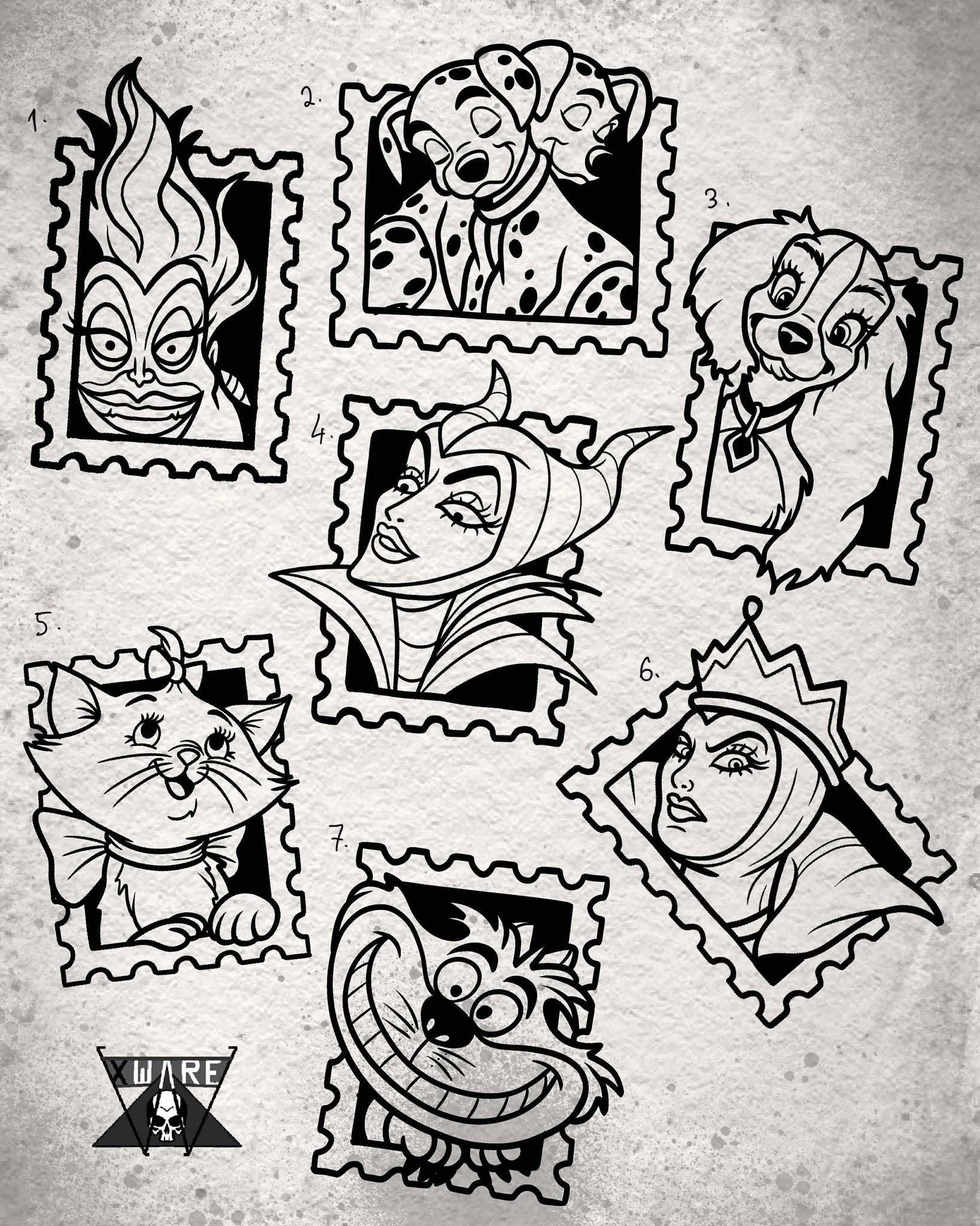 Disney/Pixar inspired designs by Emily (2025)