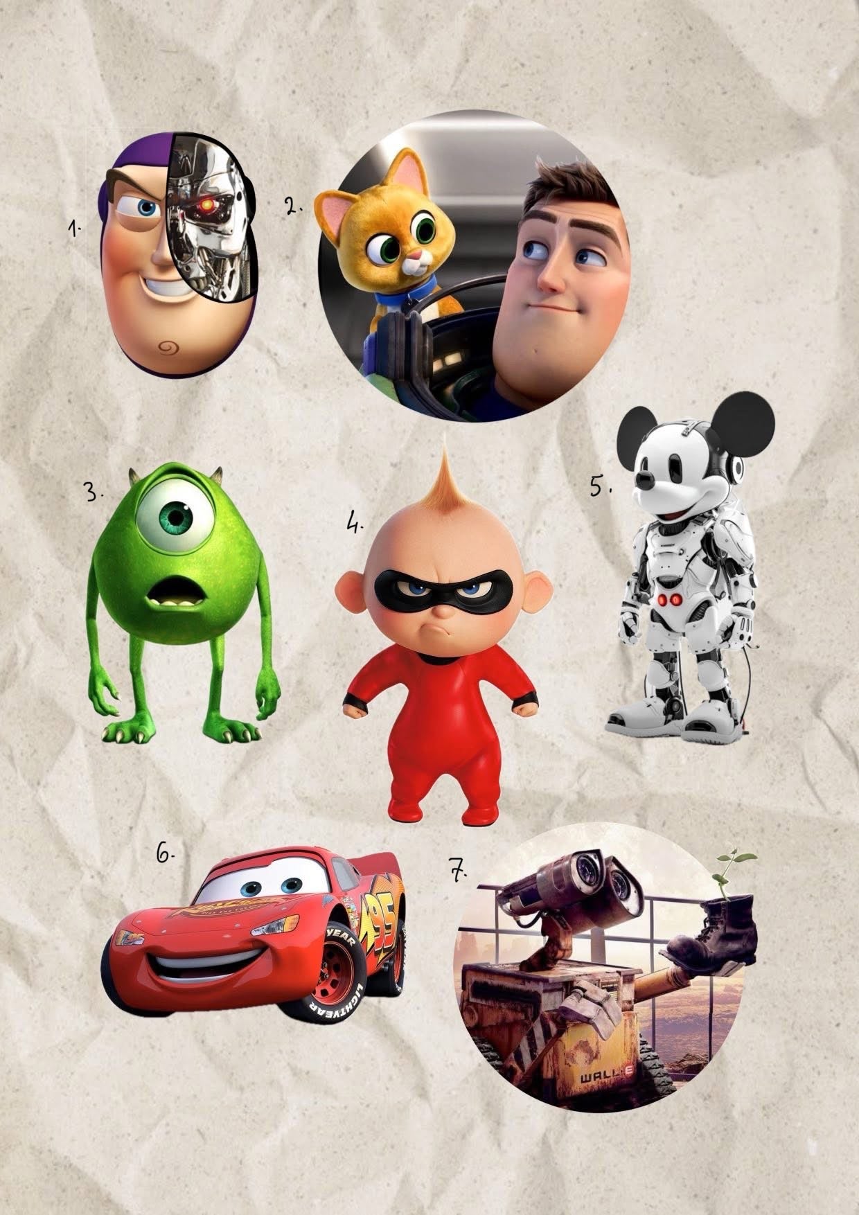 Disney/Pixar inspired designs by Song (2025)