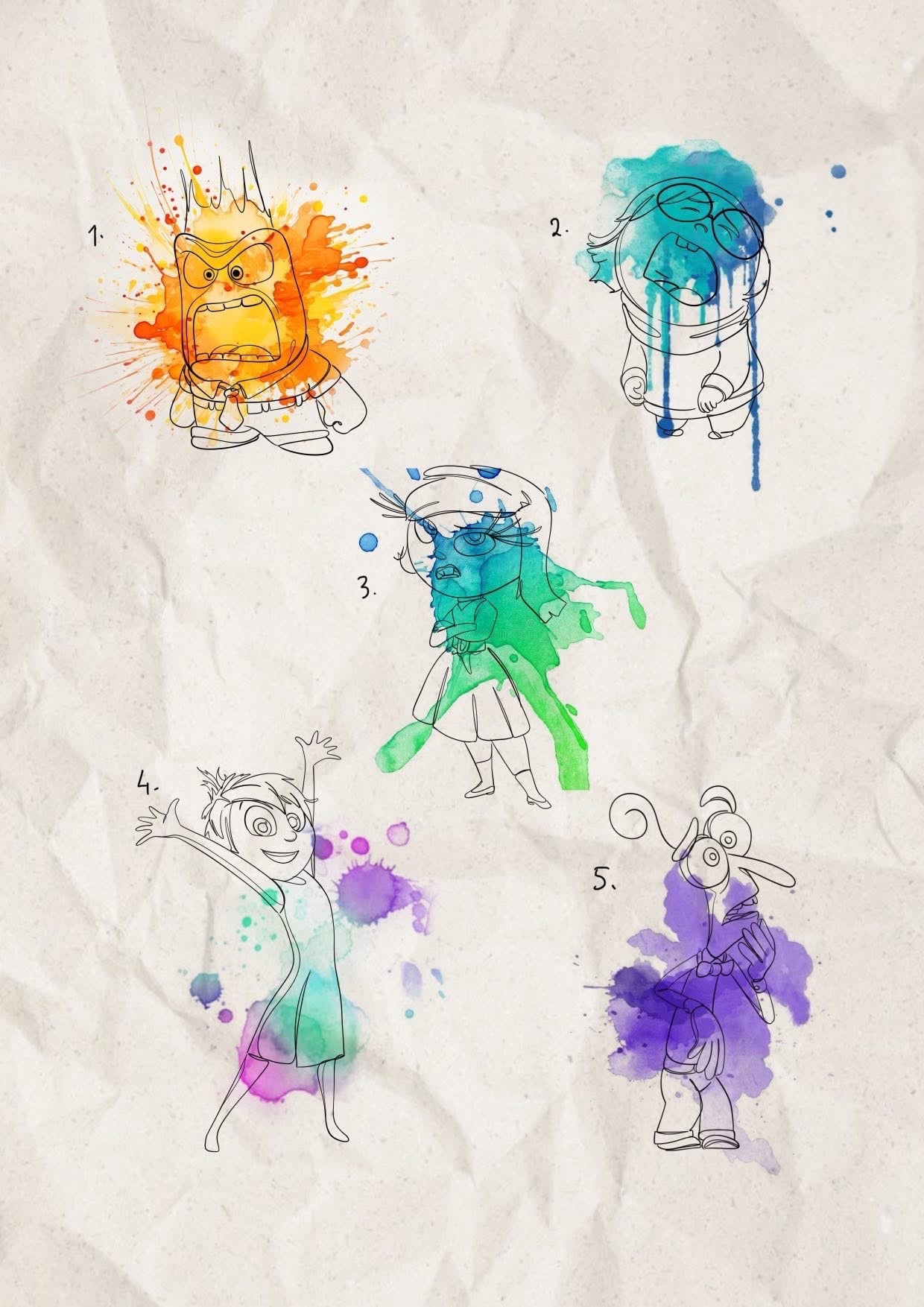 Disney/Pixar inspired designs by Song (2025)