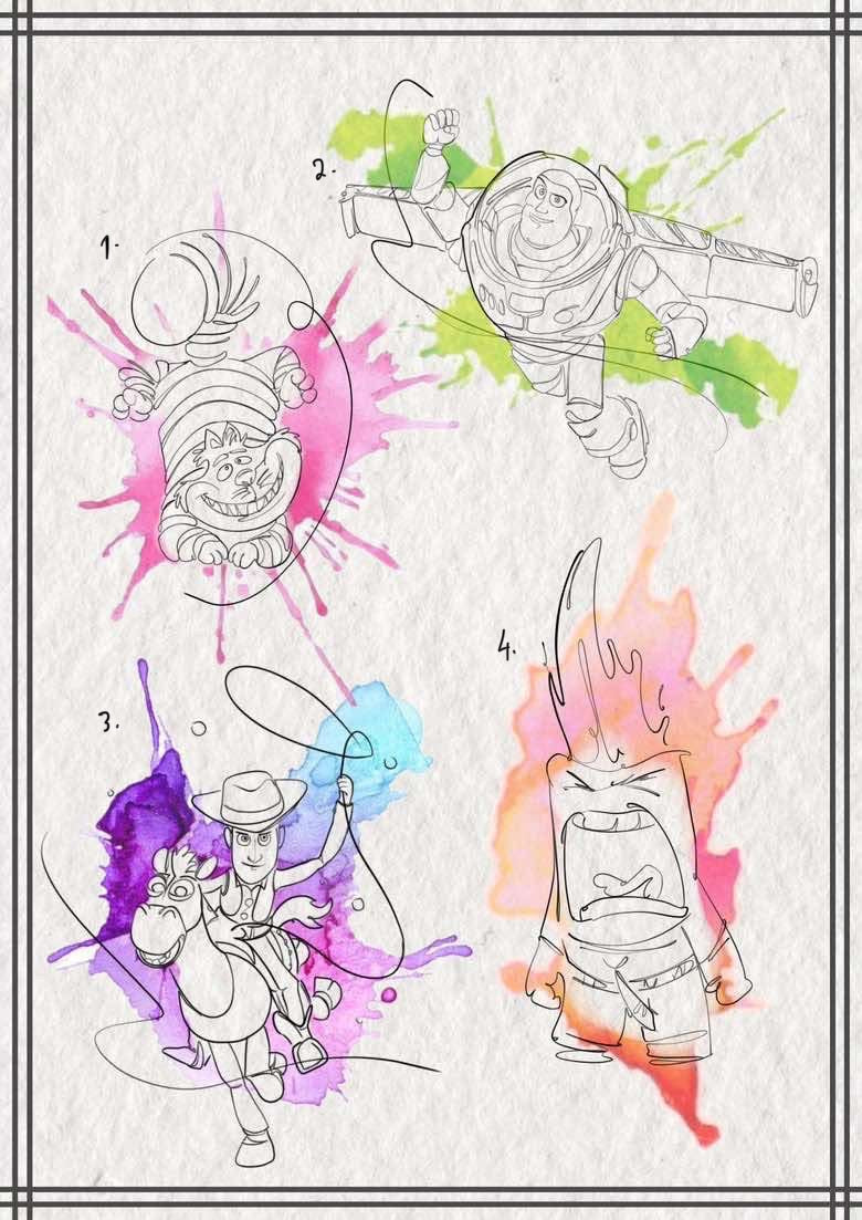 Disney/Pixar inspired designs by Nanchung (2025)