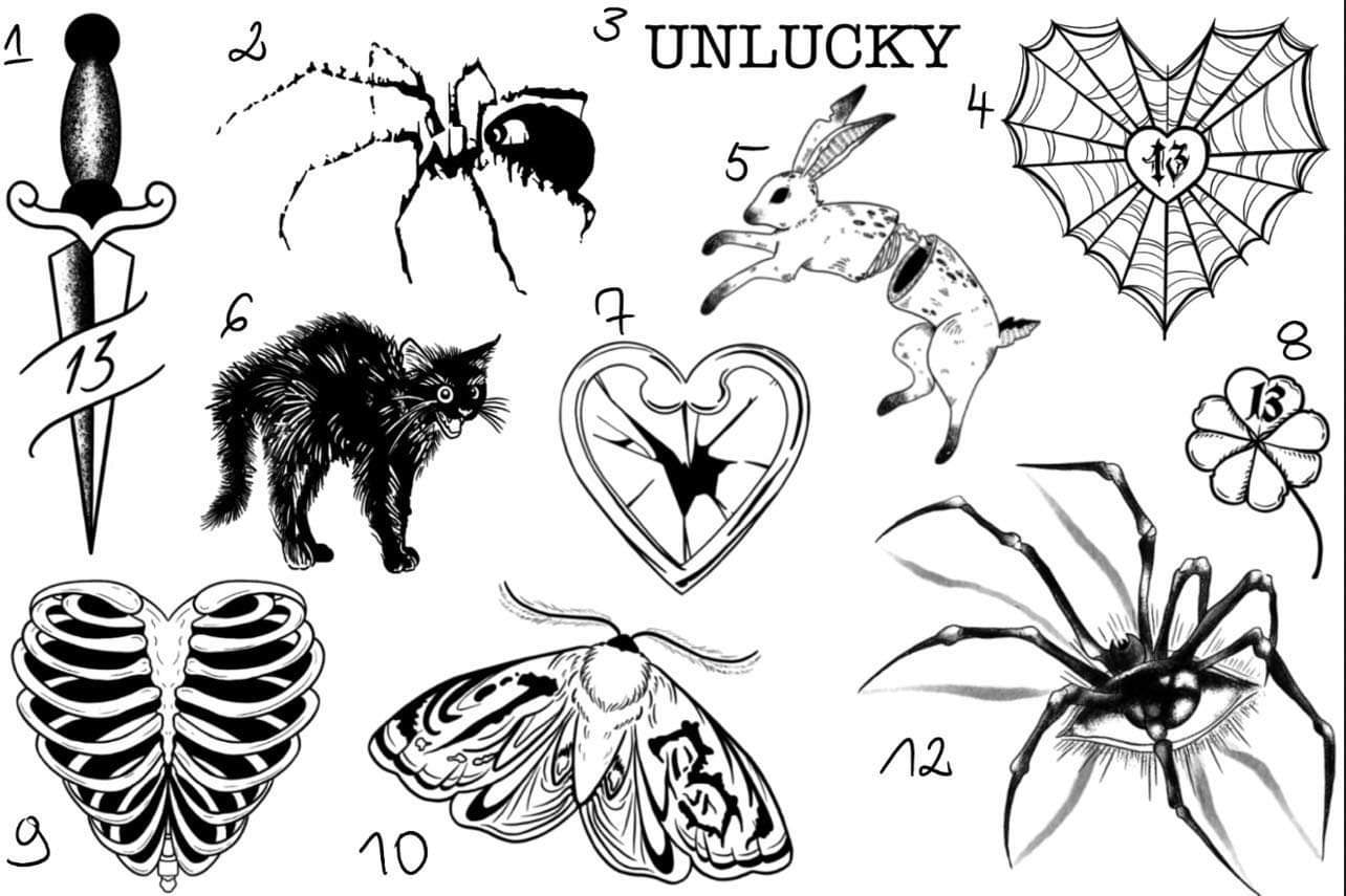 Friday 13th inspired designs by Zuzanna