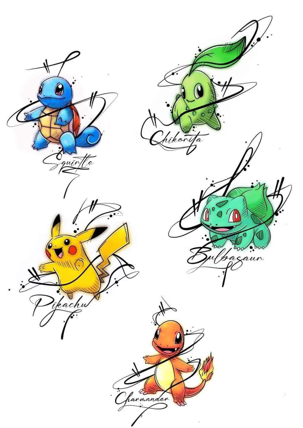 Pokemon inspired designs by Daniel