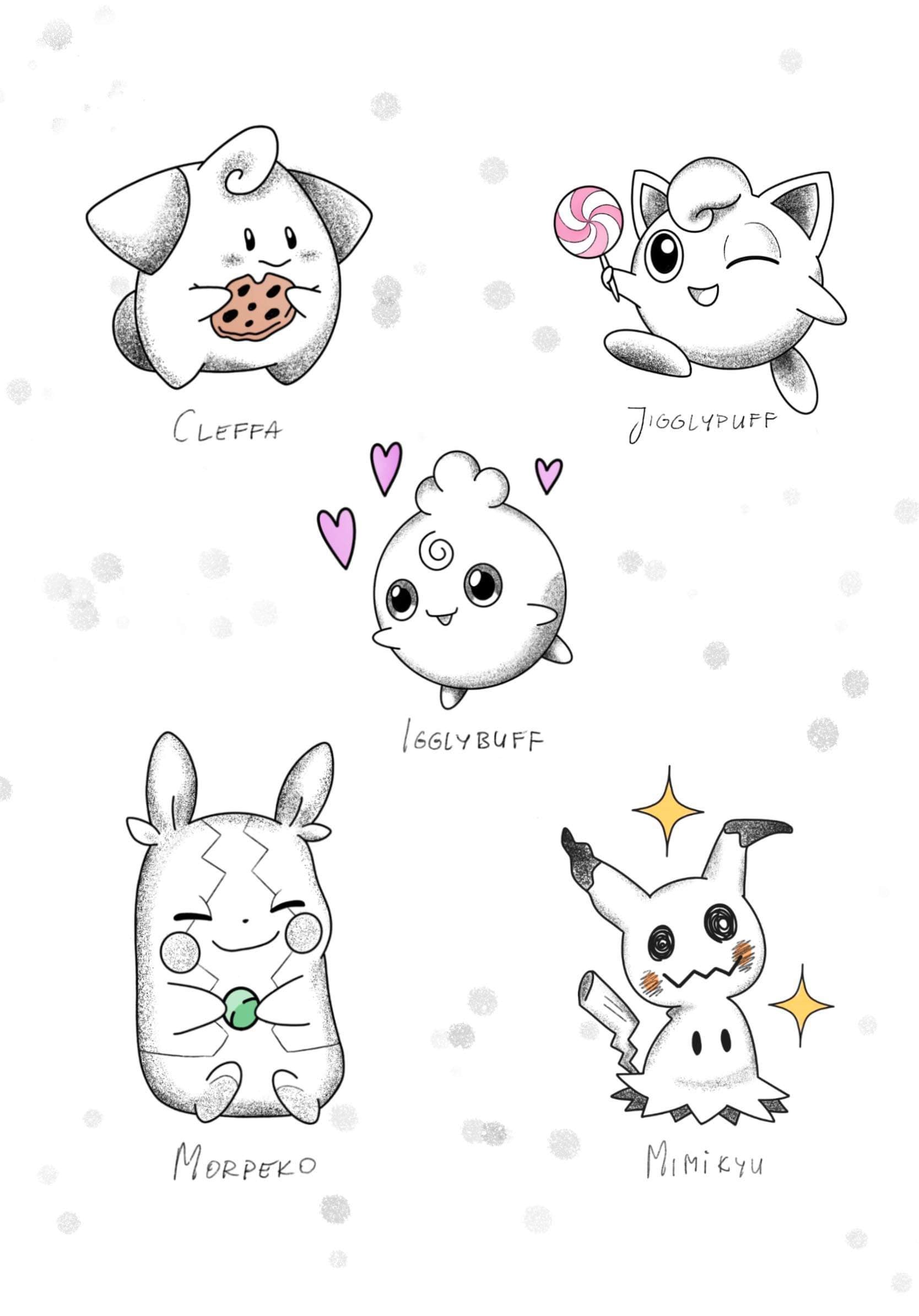 Pokemon inspired designs by Magda