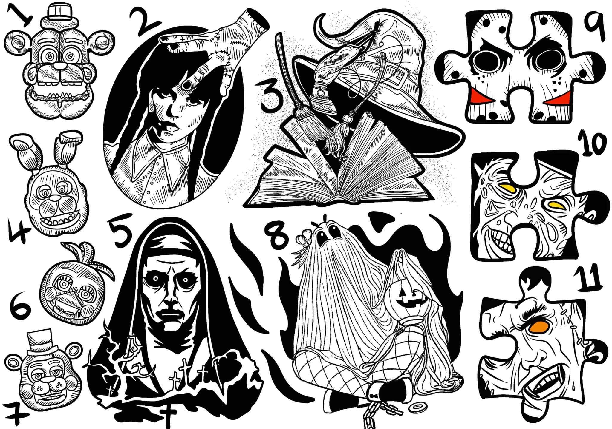 Halloween inspired designs by Emily
