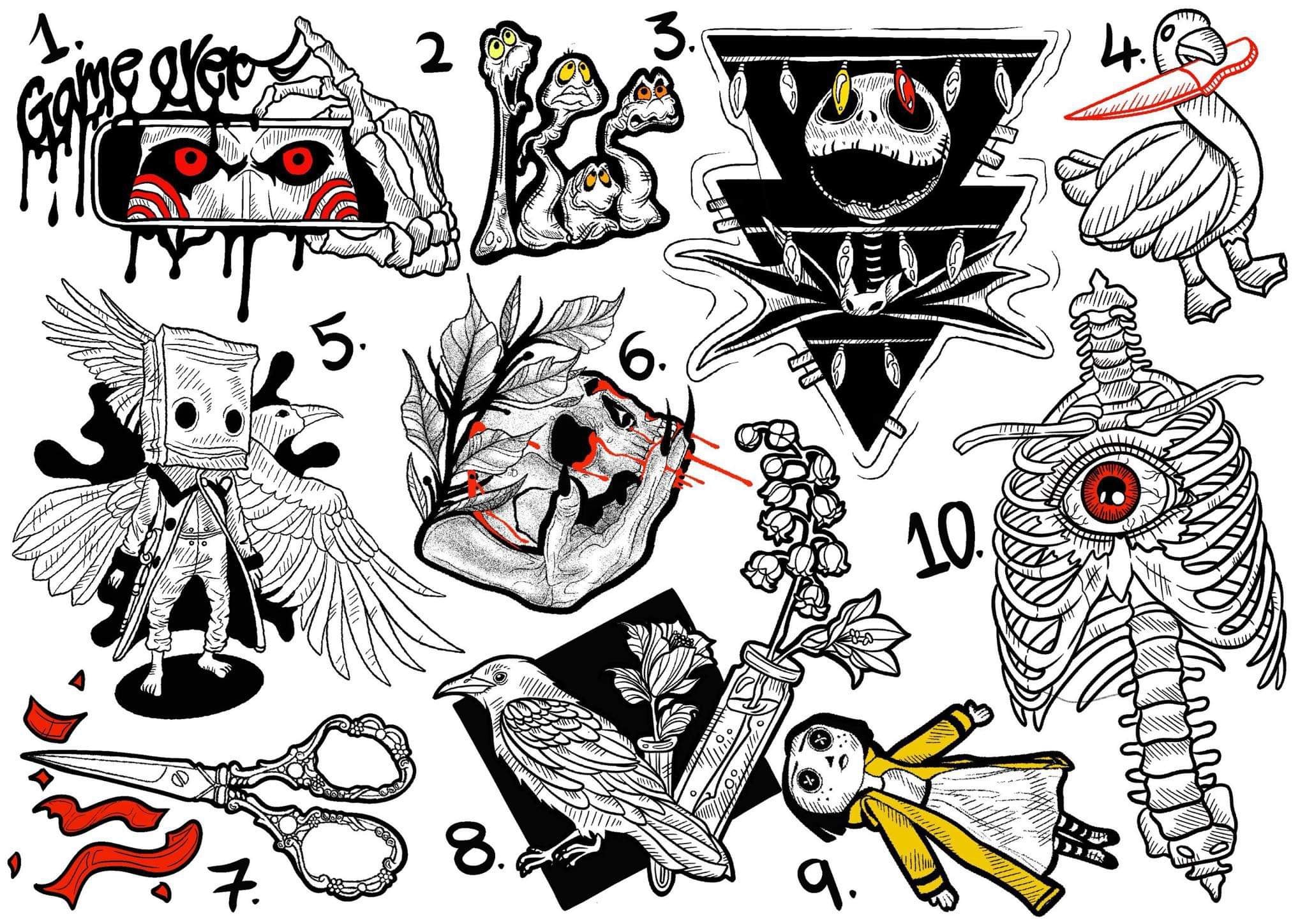 Halloween inspired designs by Emily