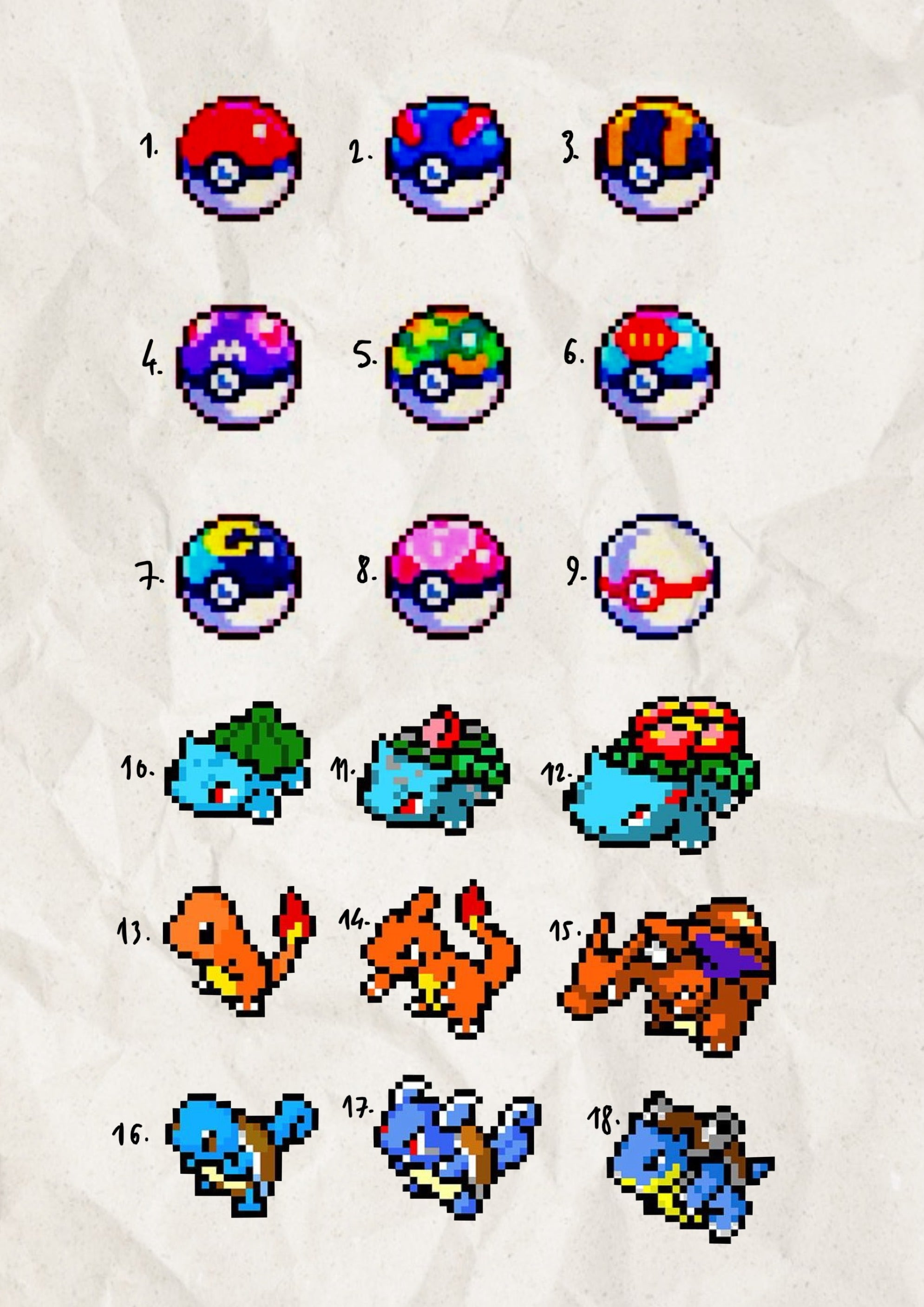 Pokemon inspired designs by Song (2025)
