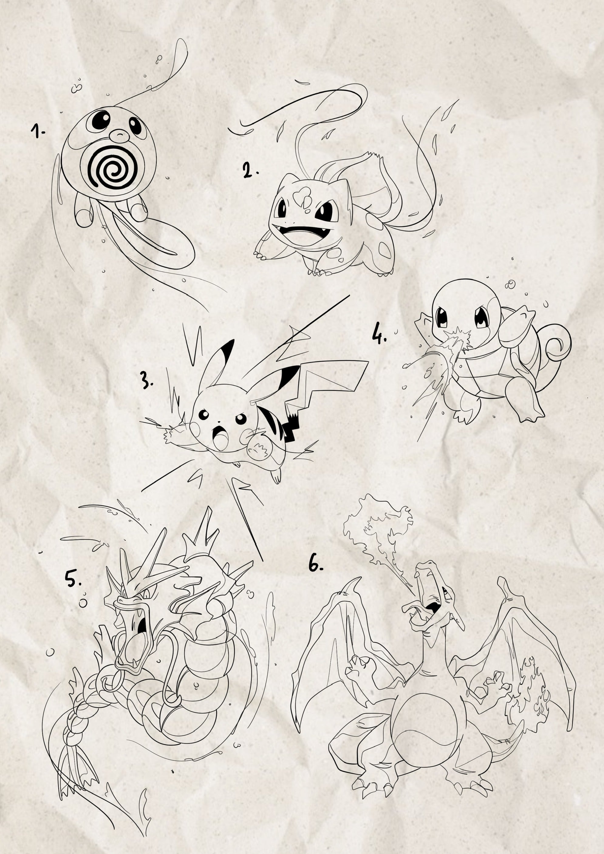 Pokemon inspired designs by Song (2025)