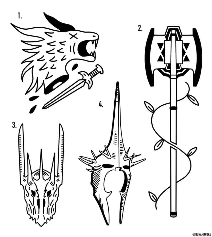 Lord of the Rings inspired designs by Amy