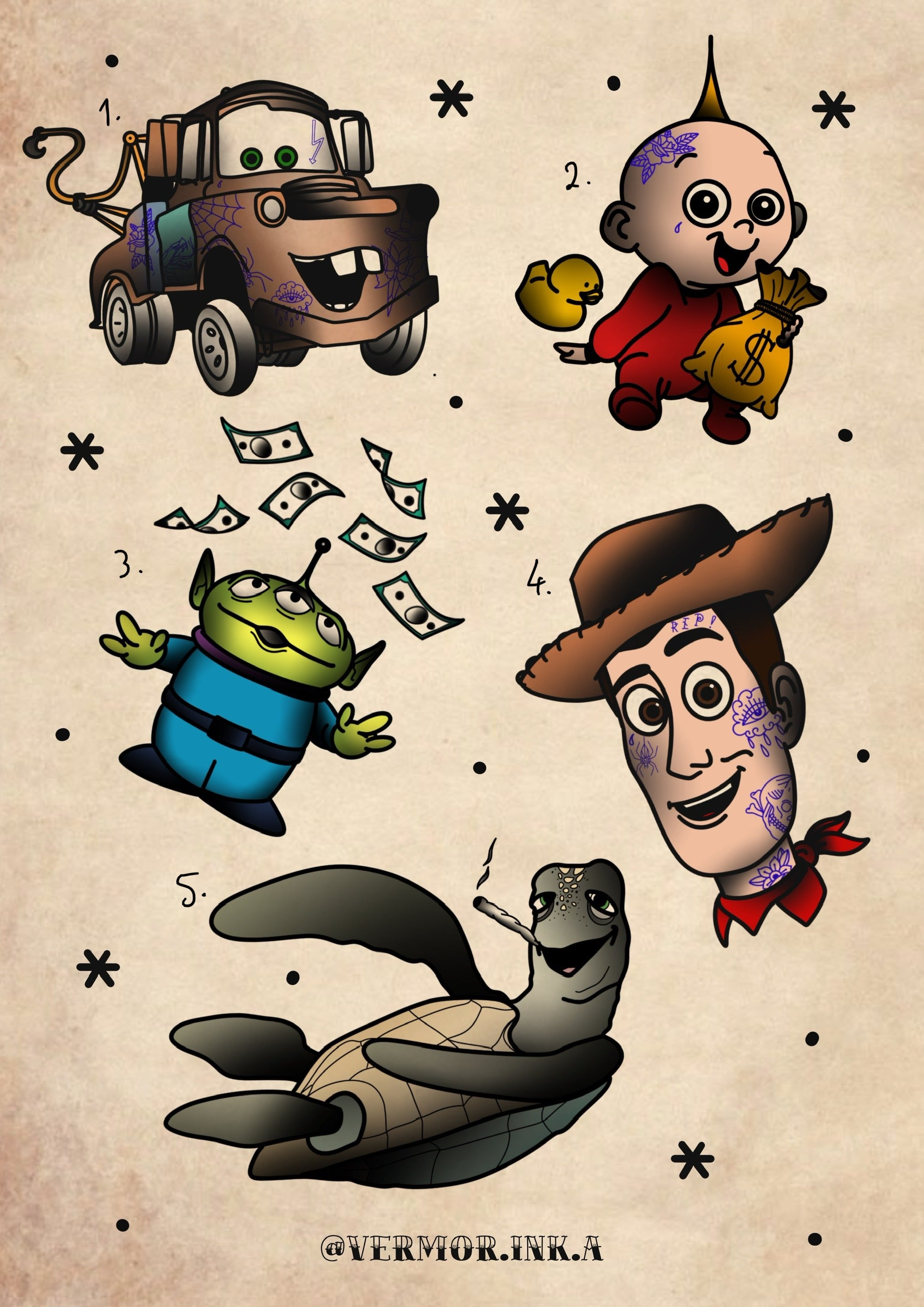 Disney inspired designs by Veronika (2025)