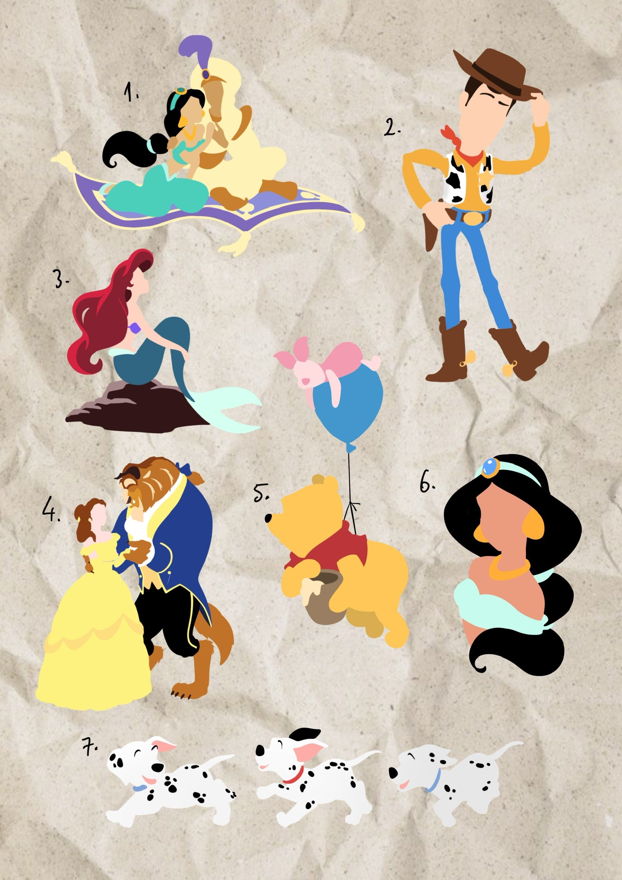 Disney inspired designs by Song (2025)