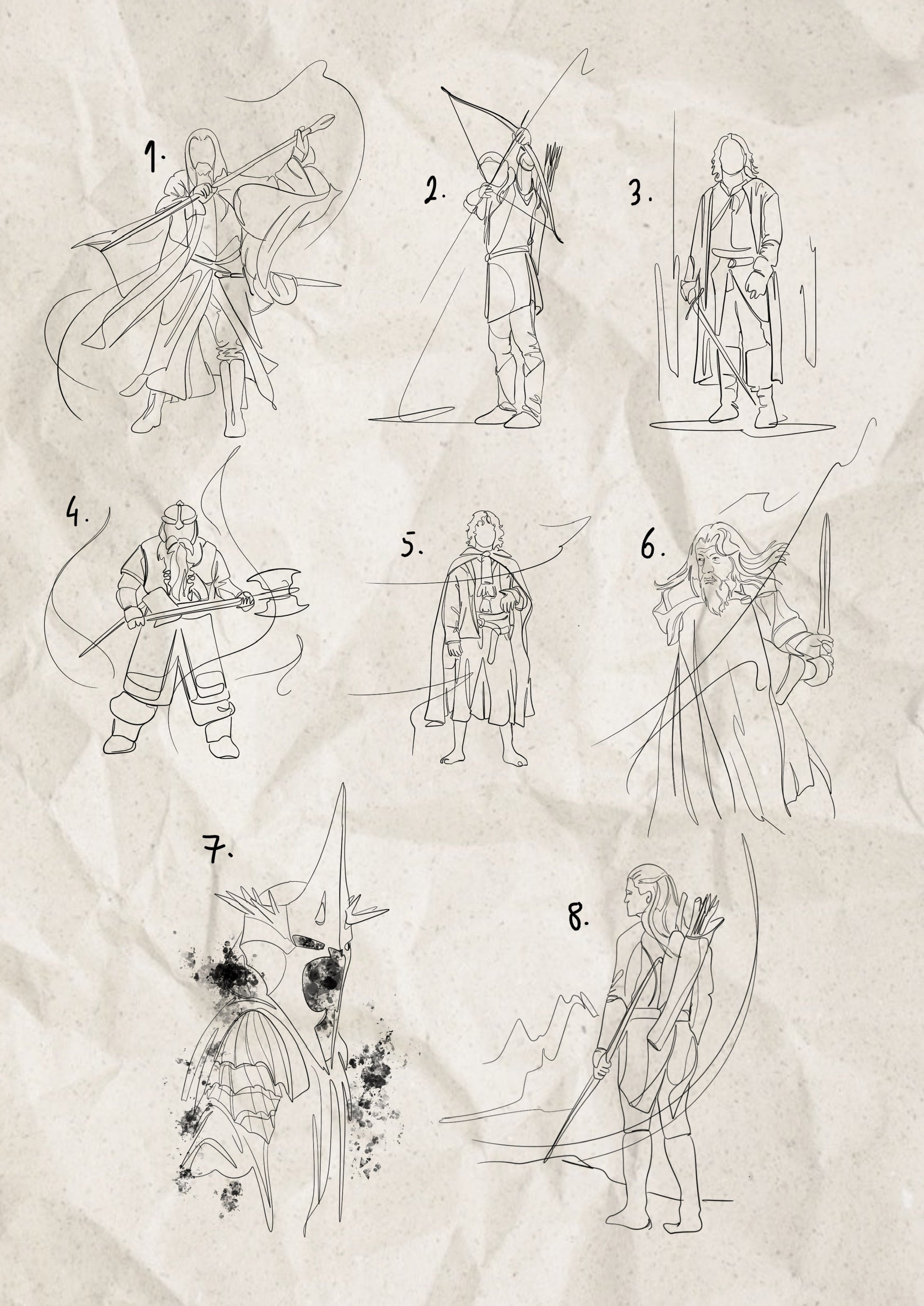 Lord of the Rings inspired designs by Song (2025)