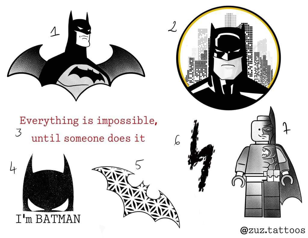 Batman inspired designs by Zuzanna
