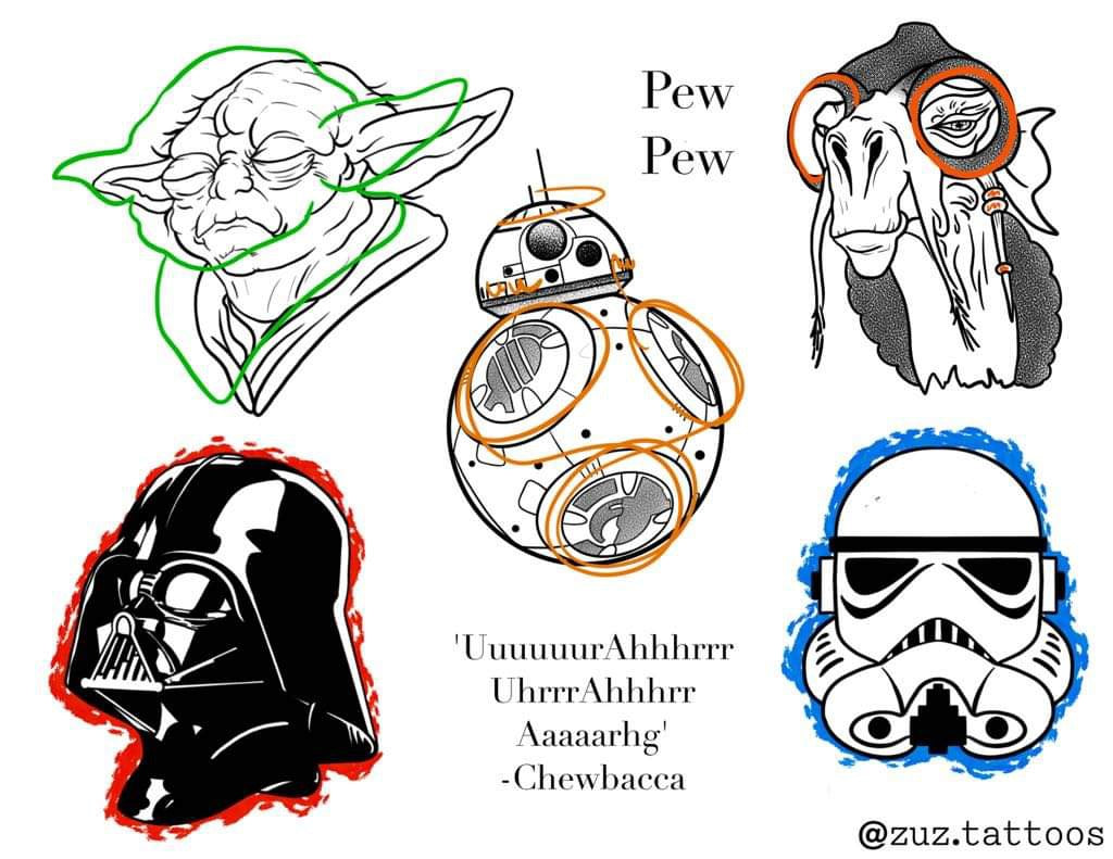 Star Wars inspired designs by Zuzanna