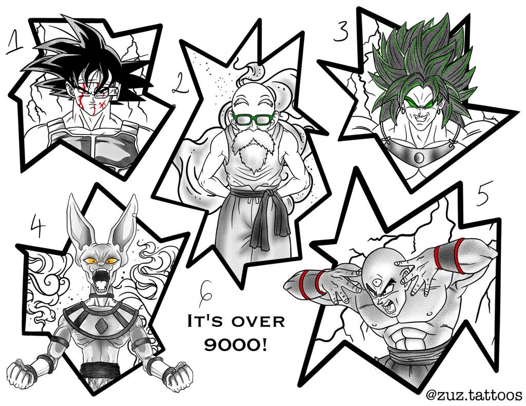 Anime inspired designs by Zuzanna