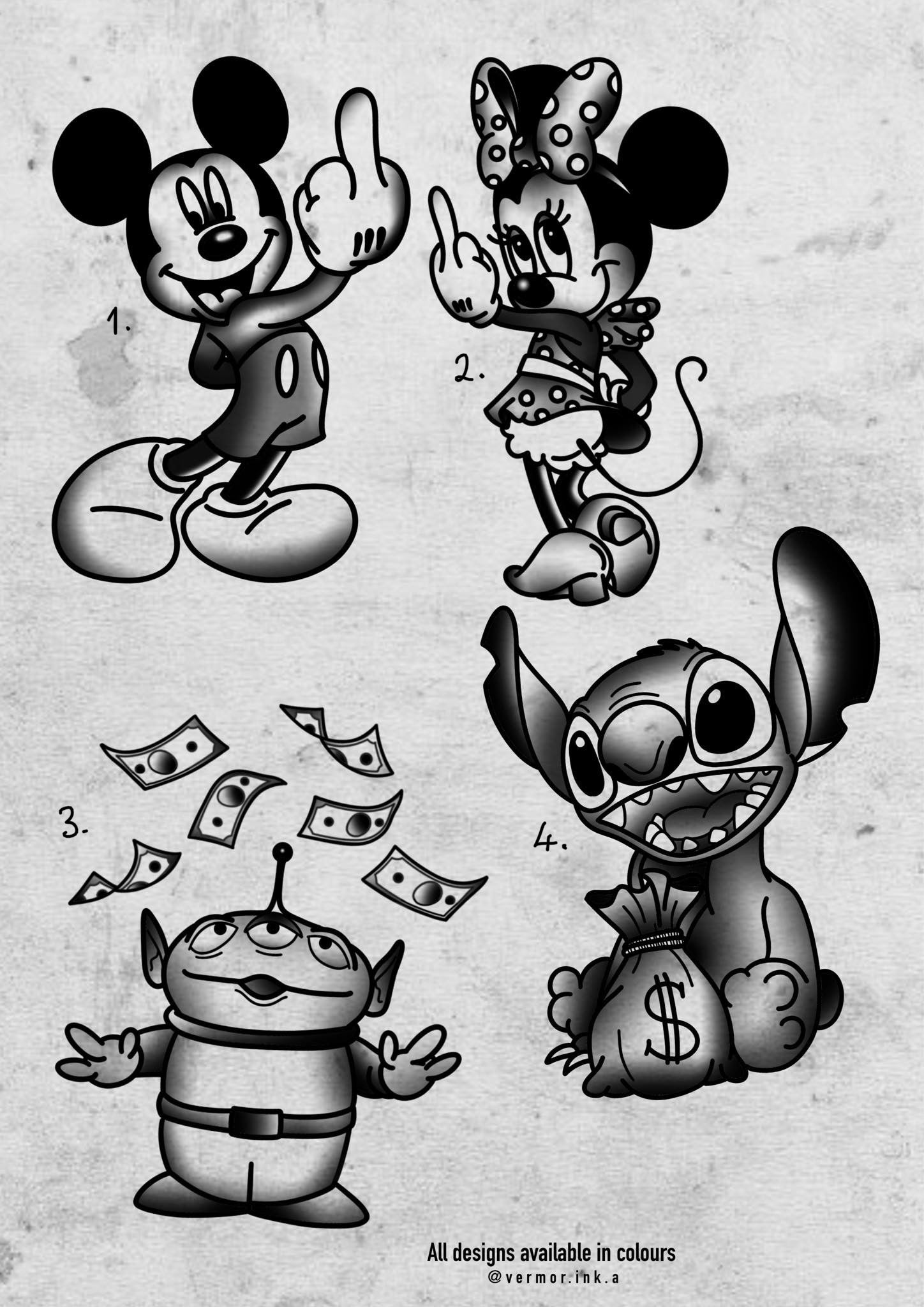 Disney inspired designs by Veronika