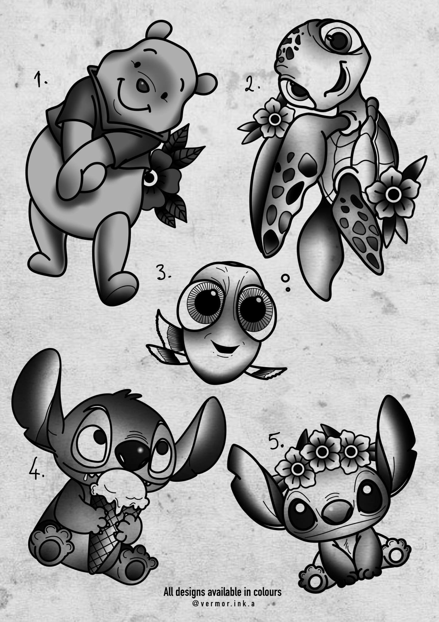 Disney inspired designs by Veronika