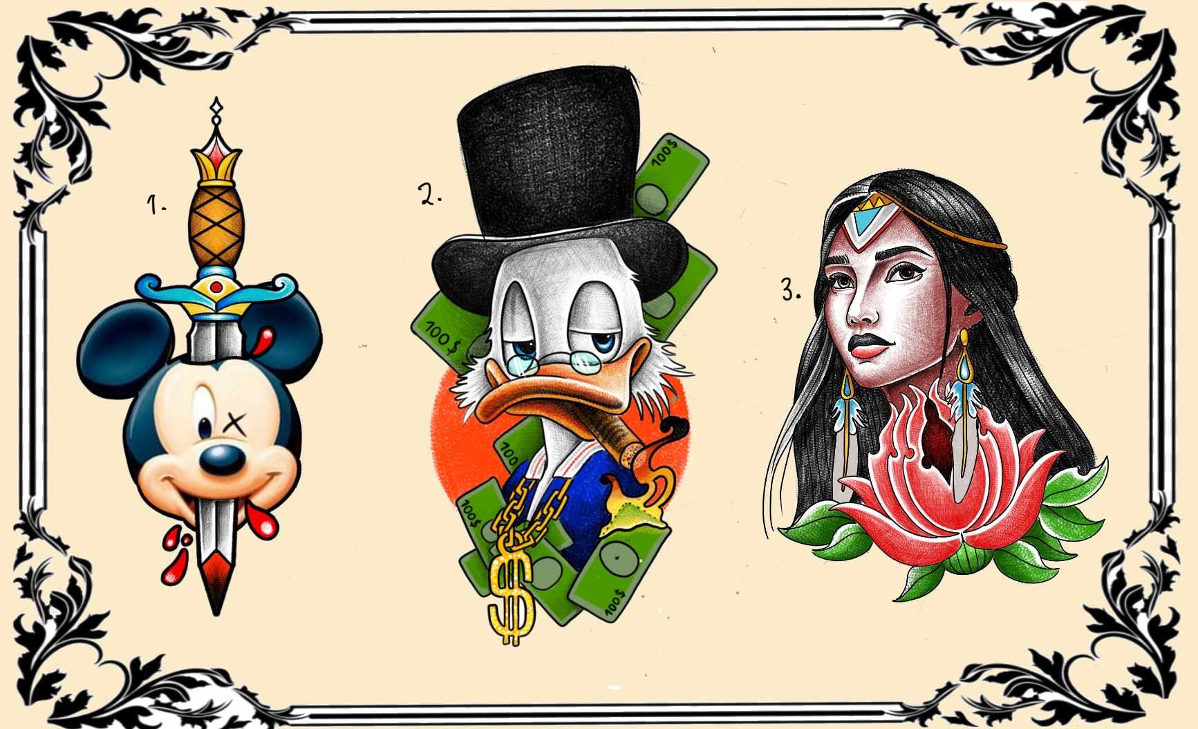 Disney inspired designs by Maciek