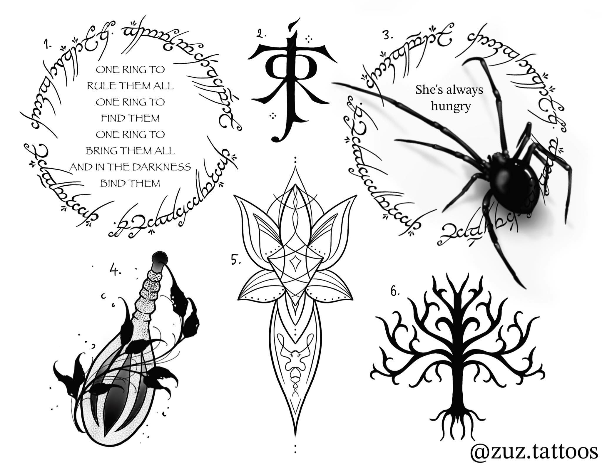 Lord of the Rings inspired designs by Zuzanna (2024)