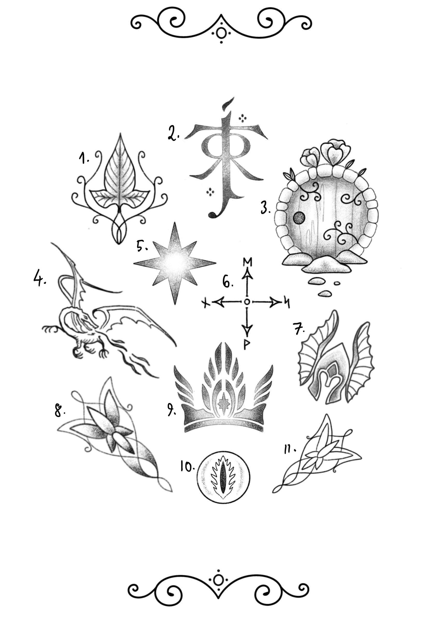 Lord of the Rings inspired designs by Magda (2024)