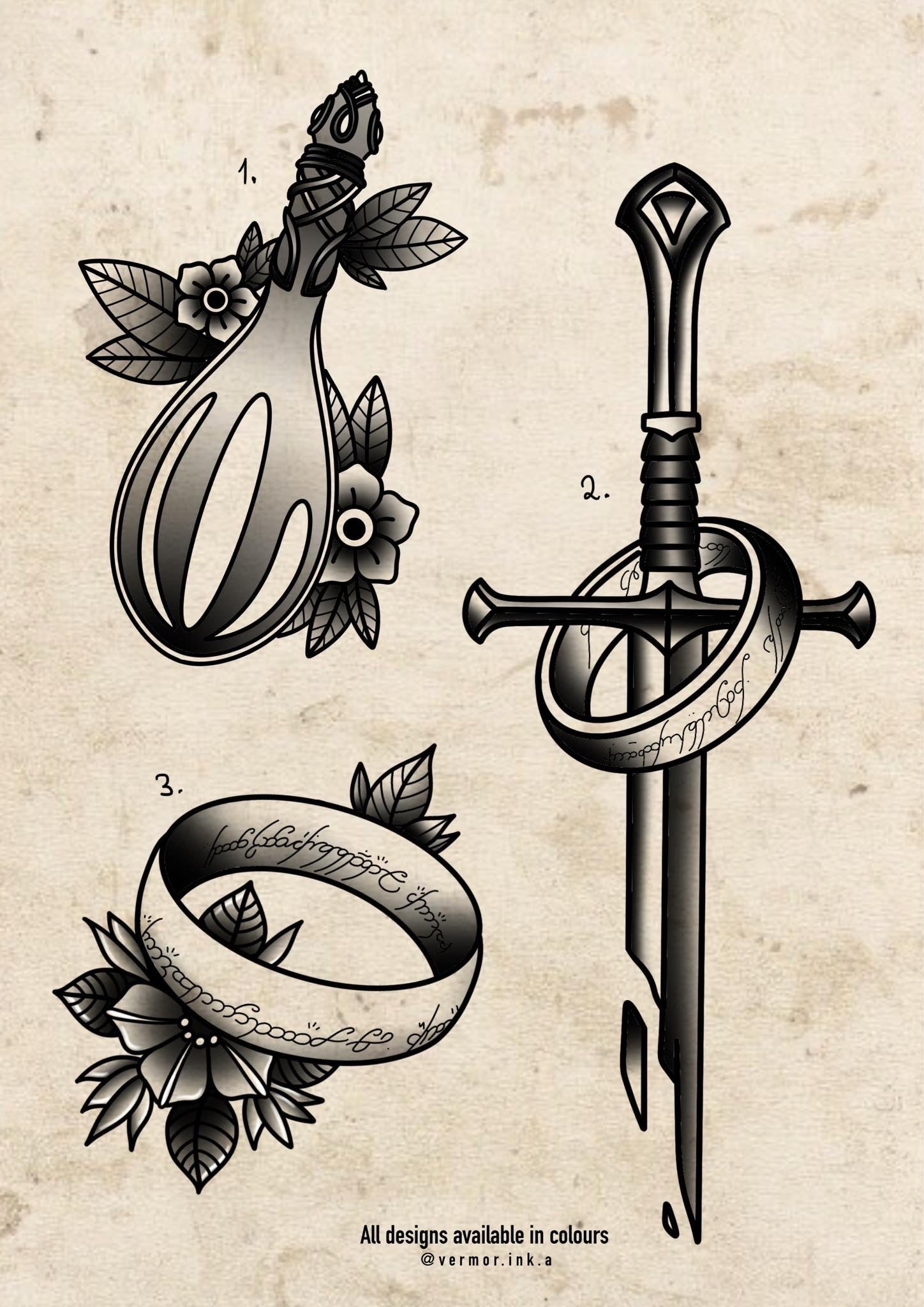 Lord of the Rings inspired designs by Veronika