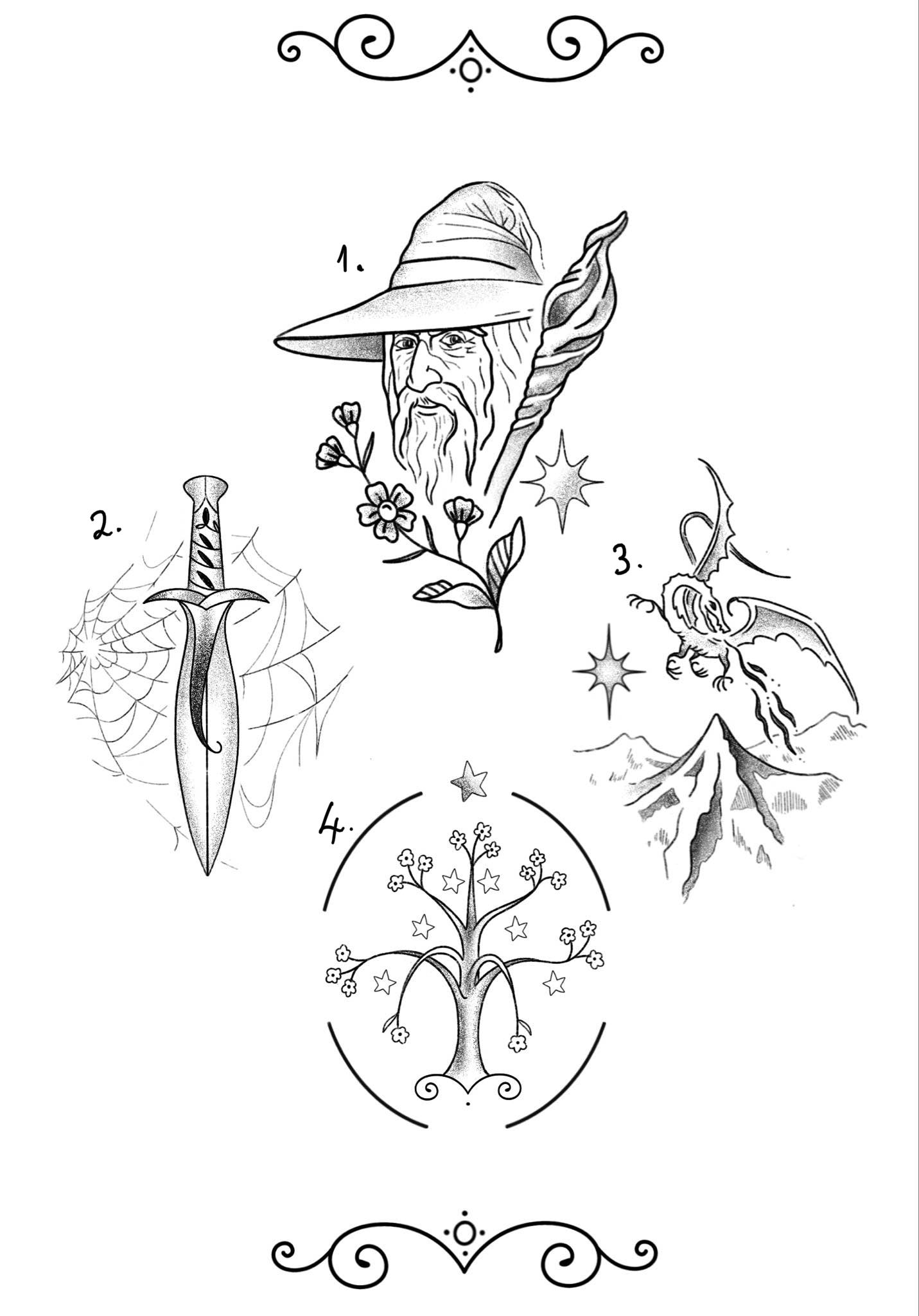 Lord of the Rings inspired designs by Magda (2024)