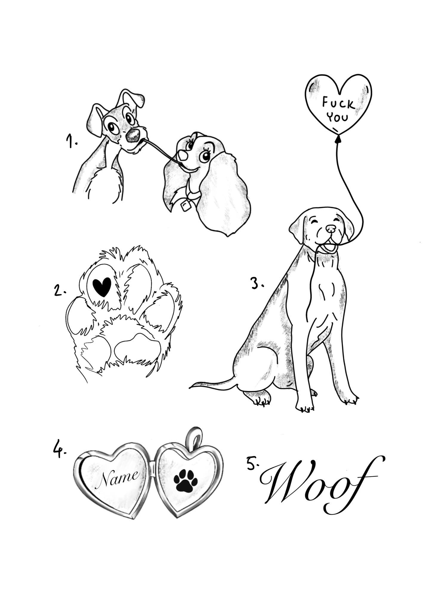 Dog Lover inspired designs by Fillip