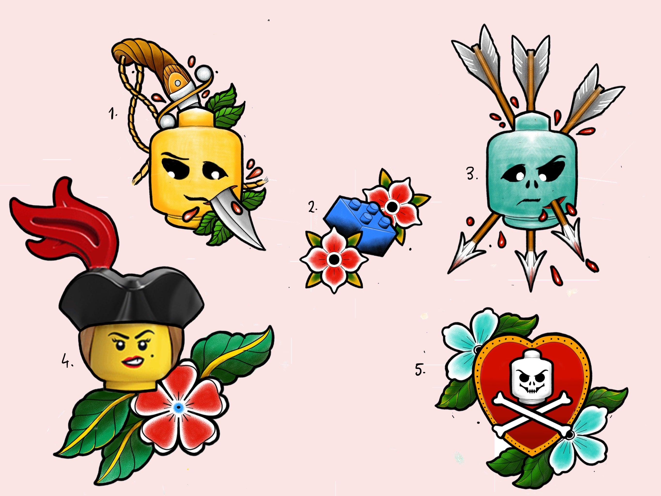 Lego inspired designs by Maciej (2025)