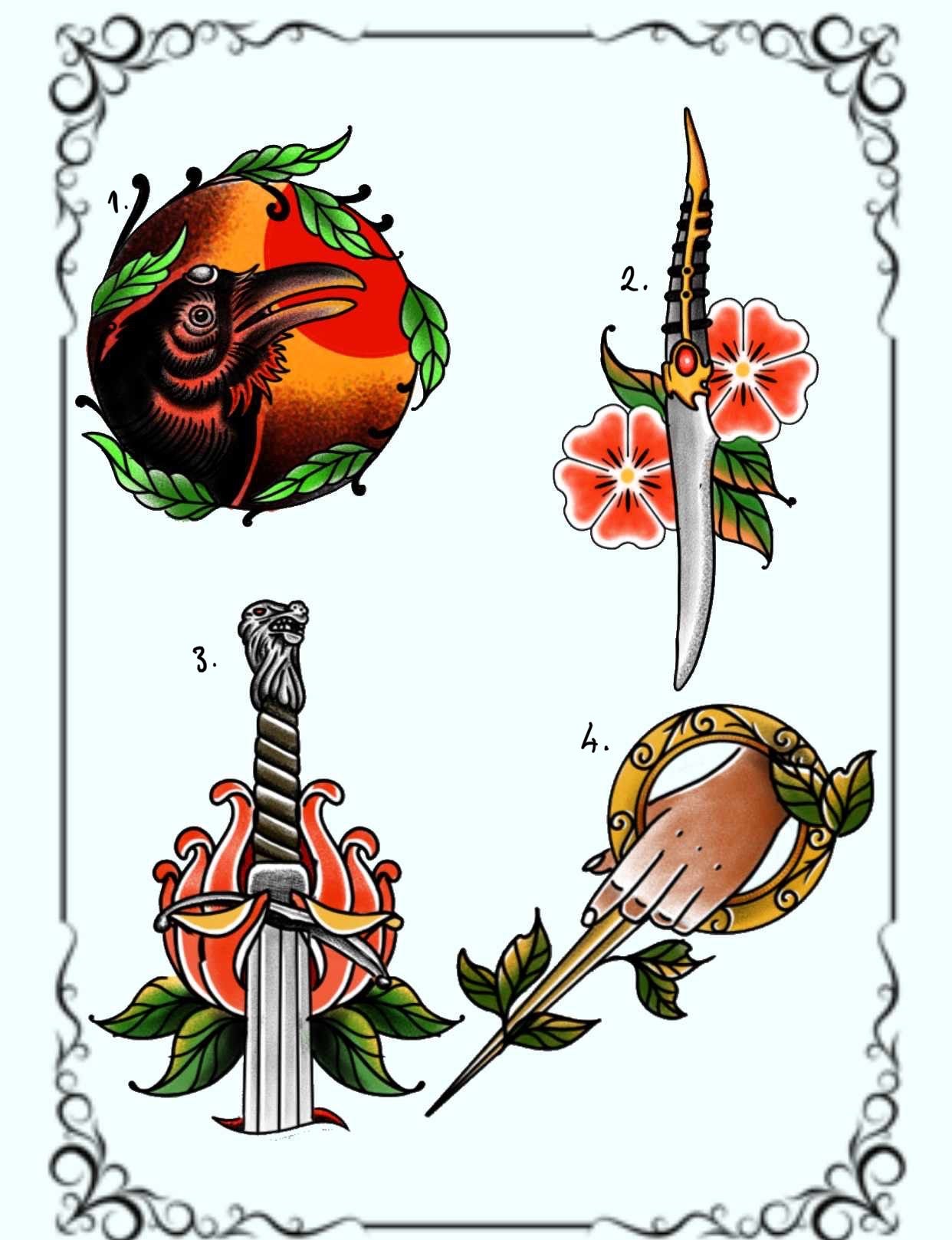 Game of Thrones/House of the Dragon inspired designs by Maciek