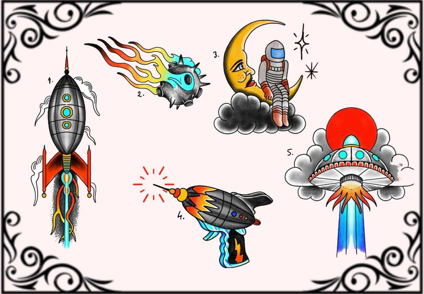 Sci-Fi inspired designs by Maciek