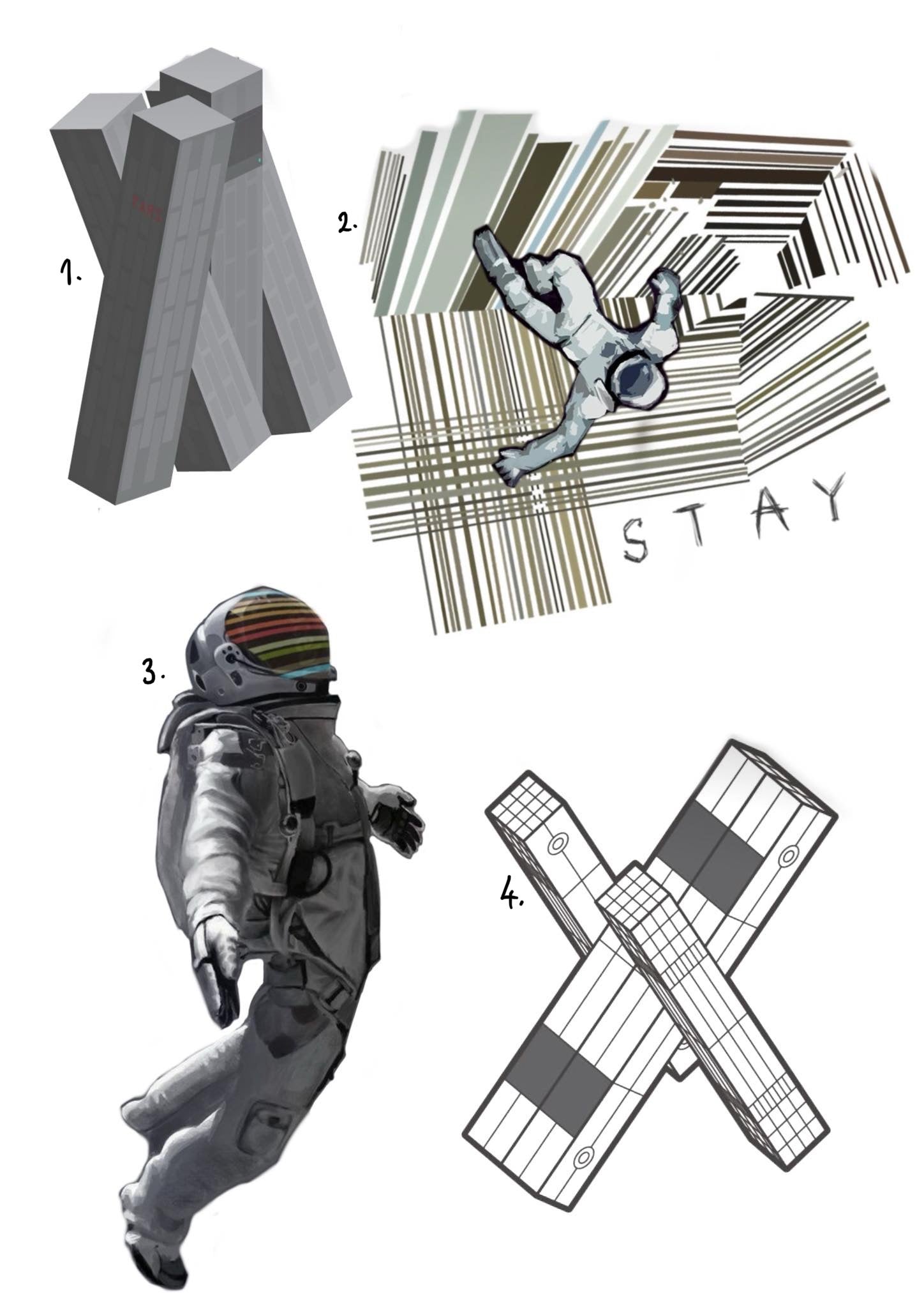 Sci-Fi inspired designs by Krista
