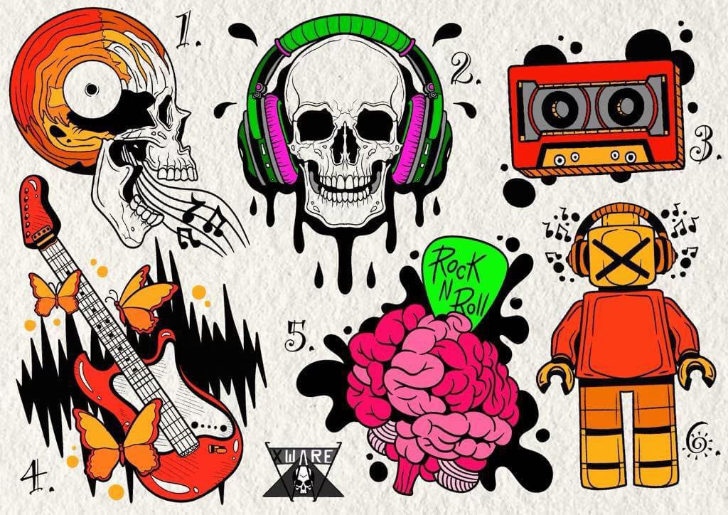 Music Lover inspired designs by Emily