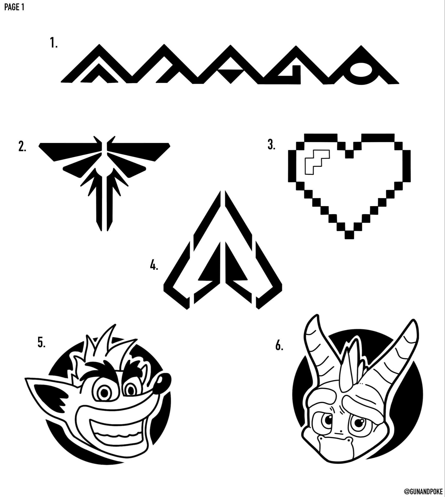 Gaming inspired designs by Amy