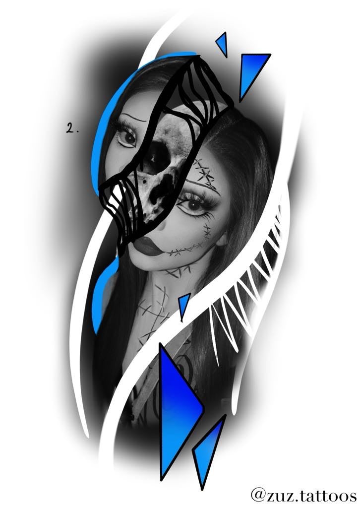 Tim Burton inspired designs by Zuzanna