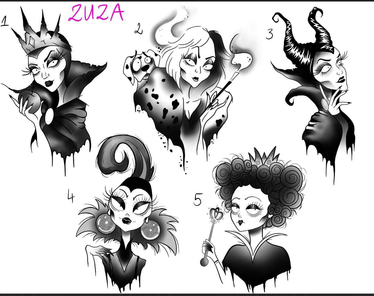 Disney inspired designs by Zuzanna