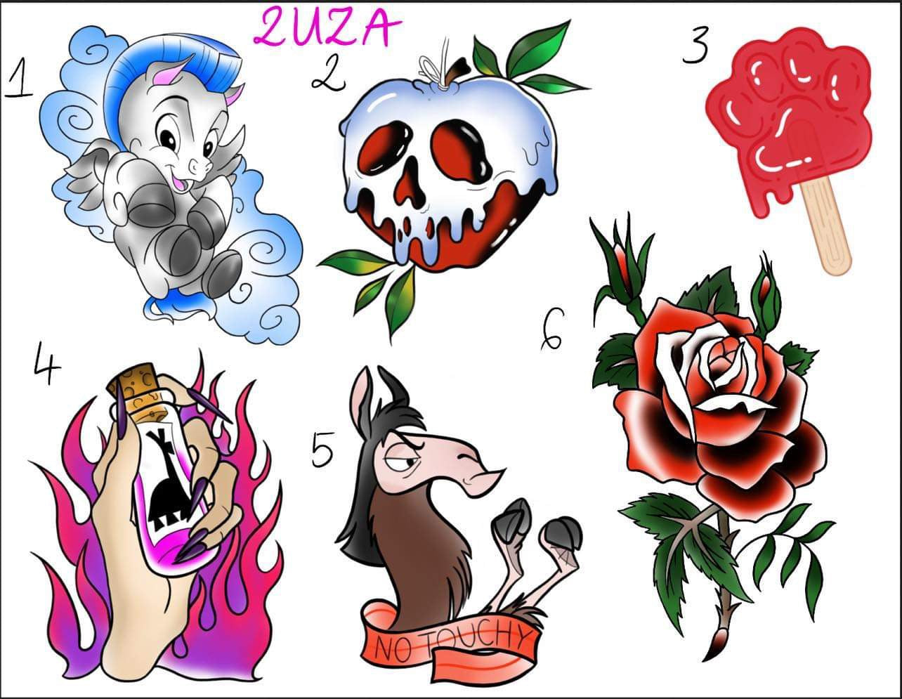 Disney inspired designs by Zuzanna