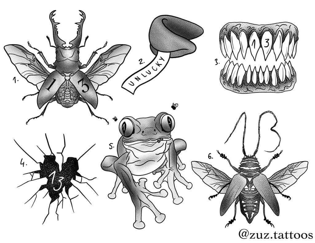 Friday 13th inspired designs by Zuzanna (2024)