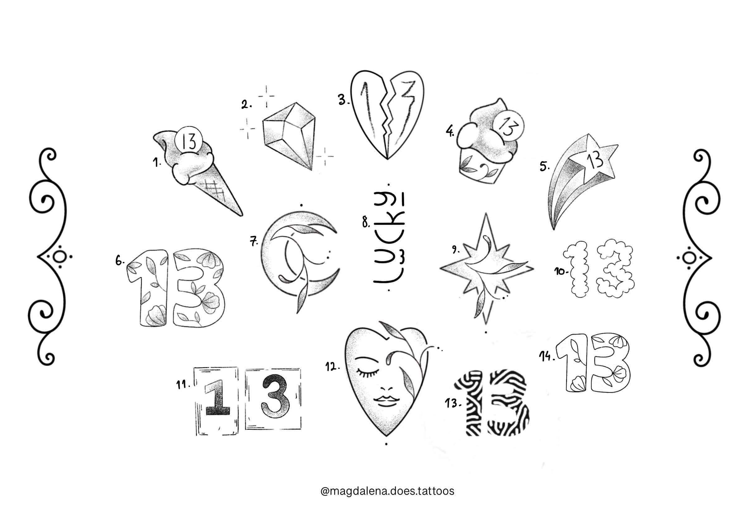 Friday 13th inspired designs by Magda
