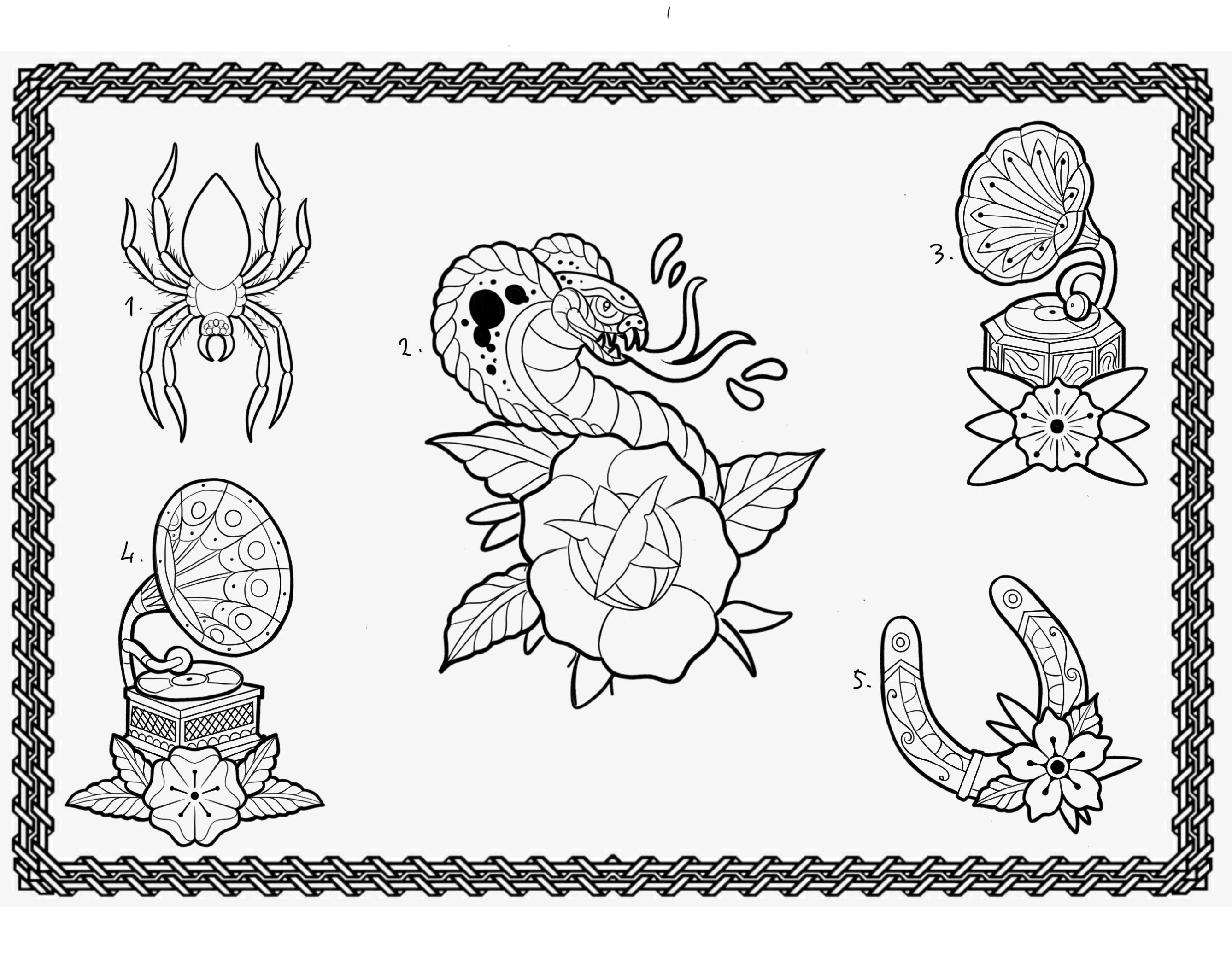 Traditional inspired designs by Maciej (2025)