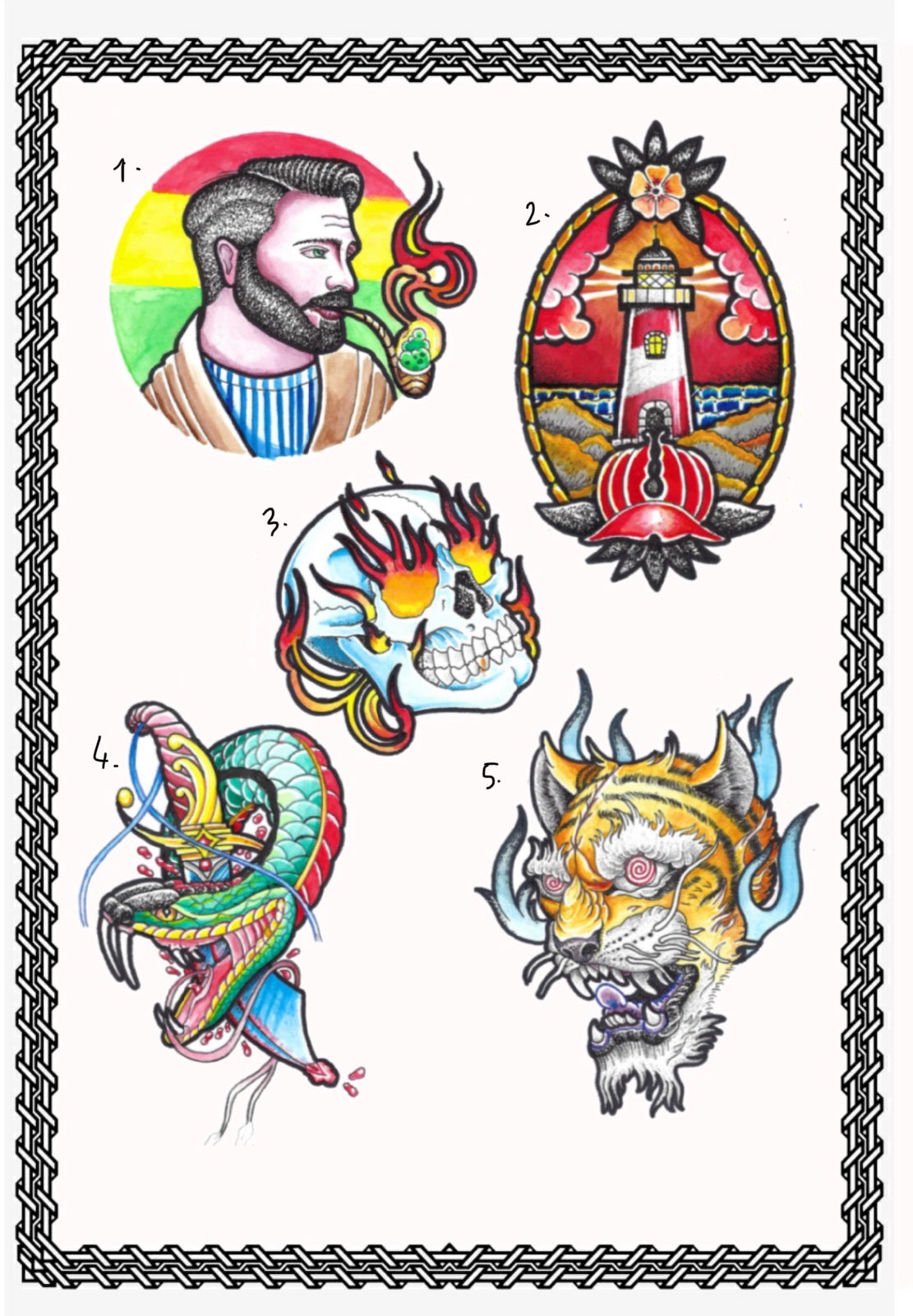 Traditional inspired designs by Maciej (2025)