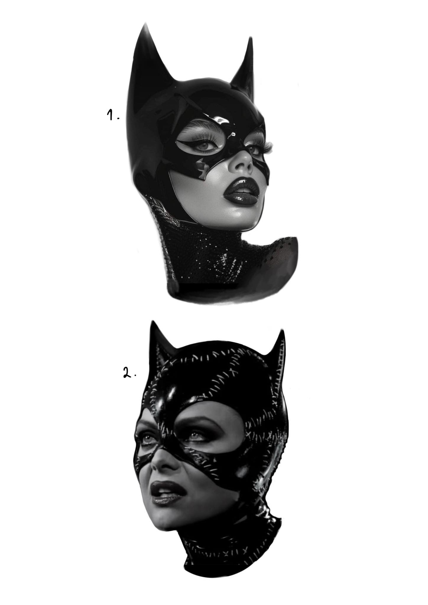 Marvel vs DC inspired designs by Krista