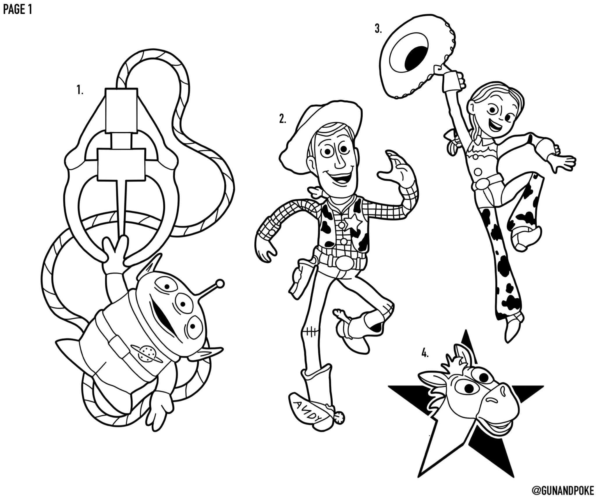 Pixar inspired designs by Amy