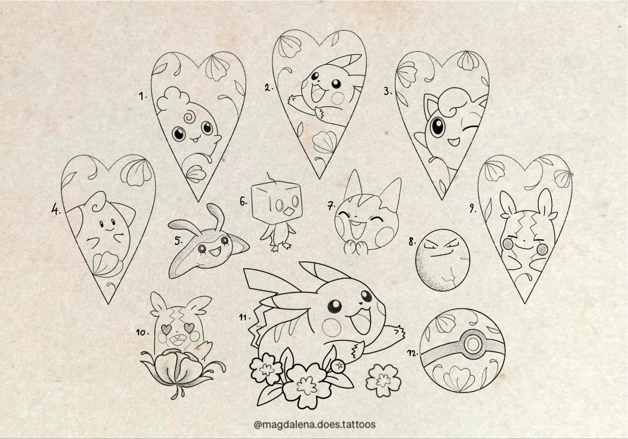 Pokemon inspired designs by Magda (Part 2)