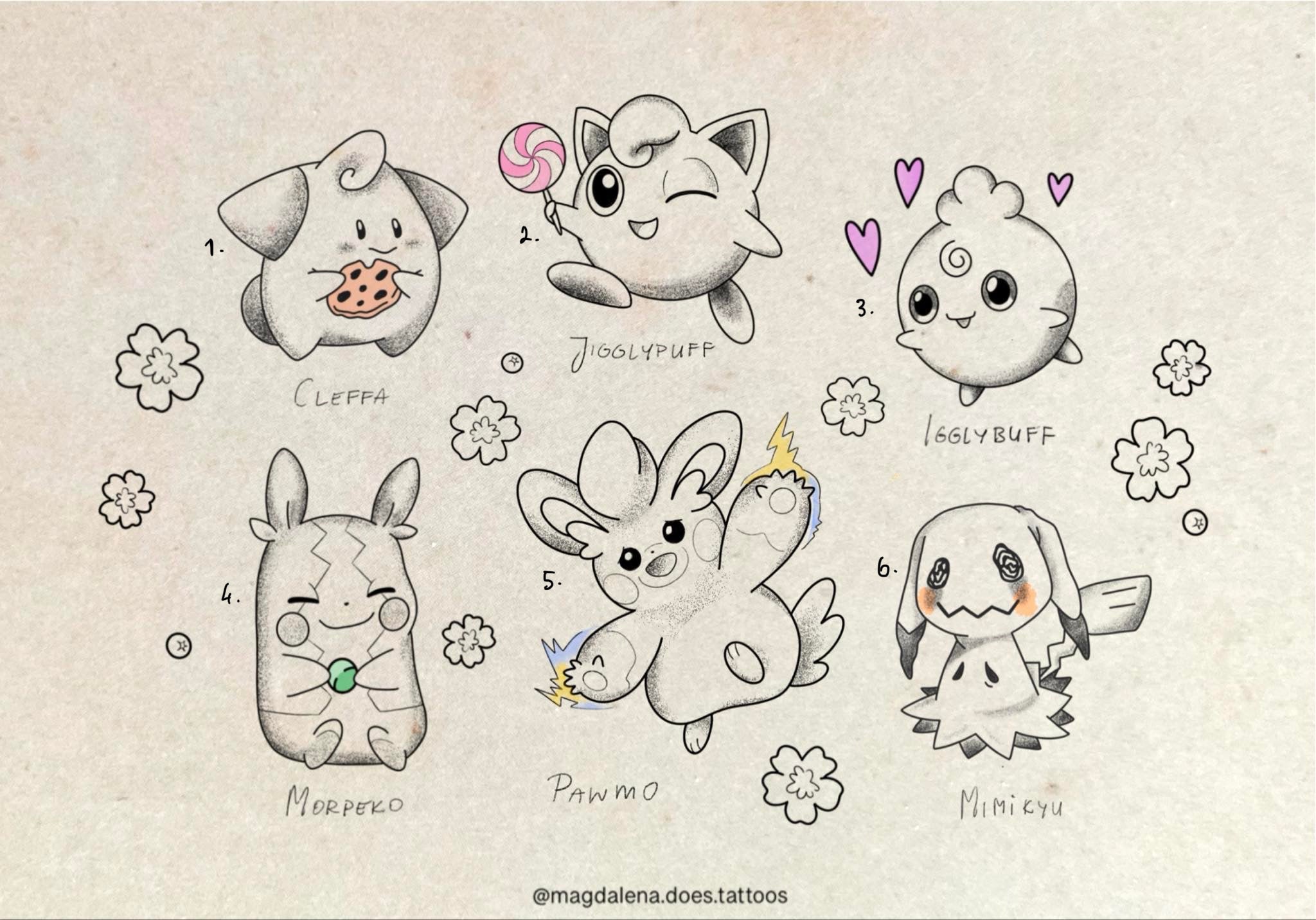 Pokemon inspired designs by Magda (Part 2)