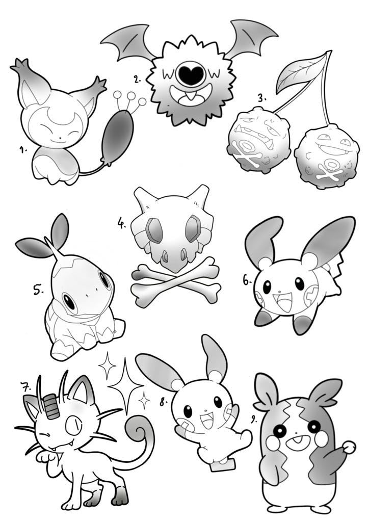 Pokemon inspired designs by Laika