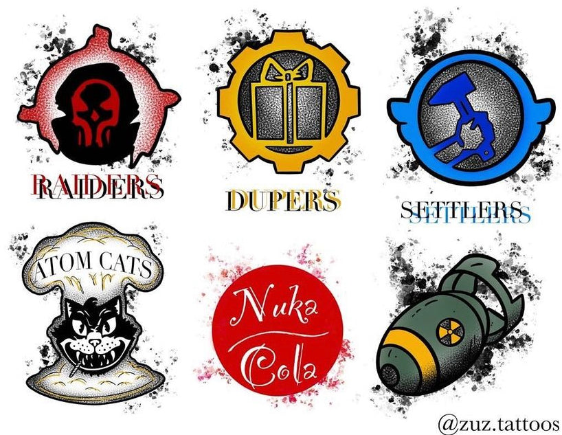 Fallout inspired designs by Zuzanna